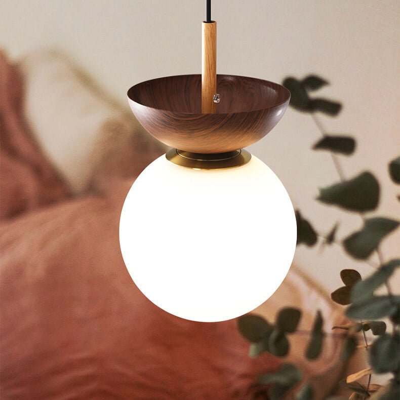 Hikari Plafondlamp – Minimalistische LED Lamp met Houten Frame
