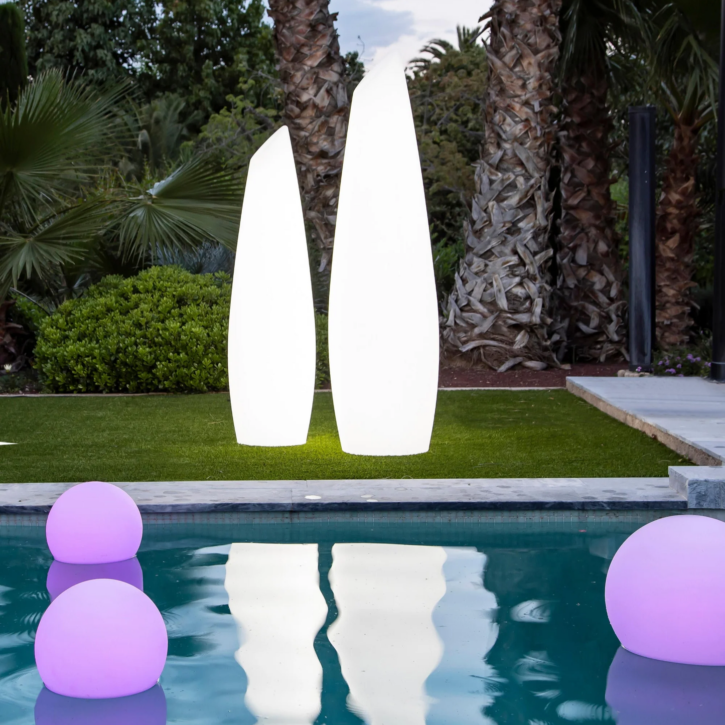 Bolvormige tuinlamp