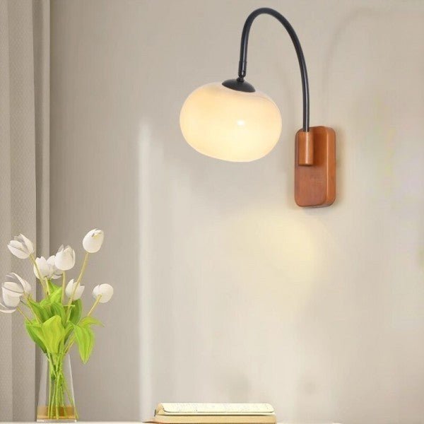 KakiBau | Draaibare Glazen Wandlamp