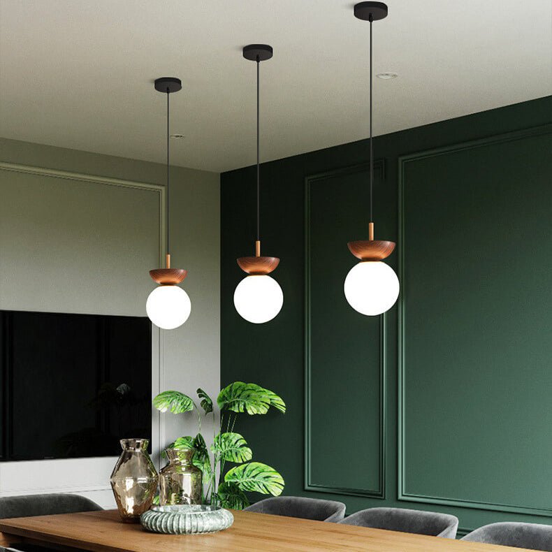 Hikari Plafondlamp – Minimalistische LED Lamp met Houten Frame