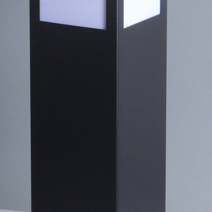 LUXORA Bolderlamp – Vierkante Buitenlamp met Warm LED Licht – IP65 Weerbestendig