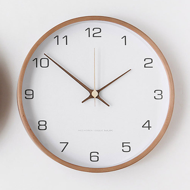 Auralis | Wanddecoratie Houten Klok voor Thuis
