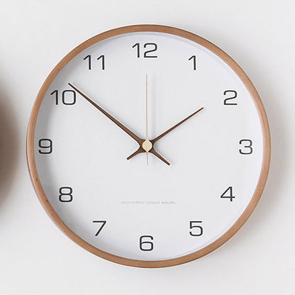 Auralis | Wanddecoratie Houten Klok voor Thuis