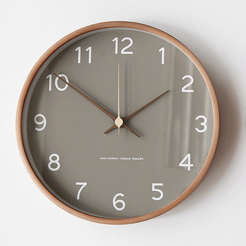Auralis | Wanddecoratie Houten Klok voor Thuis