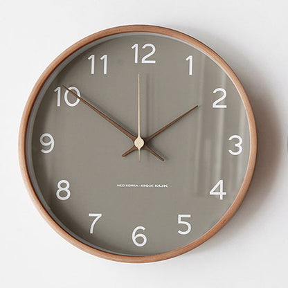 Auralis | Wanddecoratie Houten Klok voor Thuis