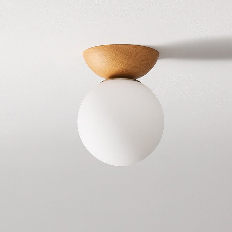 Hikari Plafondlamp – Minimalistische LED Lamp met Houten Frame