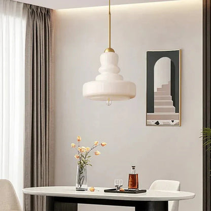 FormaLume | Elegant Gevormde Bauhaus Glazen Plafondlamp