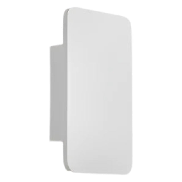 Rechthoekige wandlamp houtlook