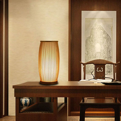 BambooGlow - Bamboe Tafel Lamp Nachtlampje