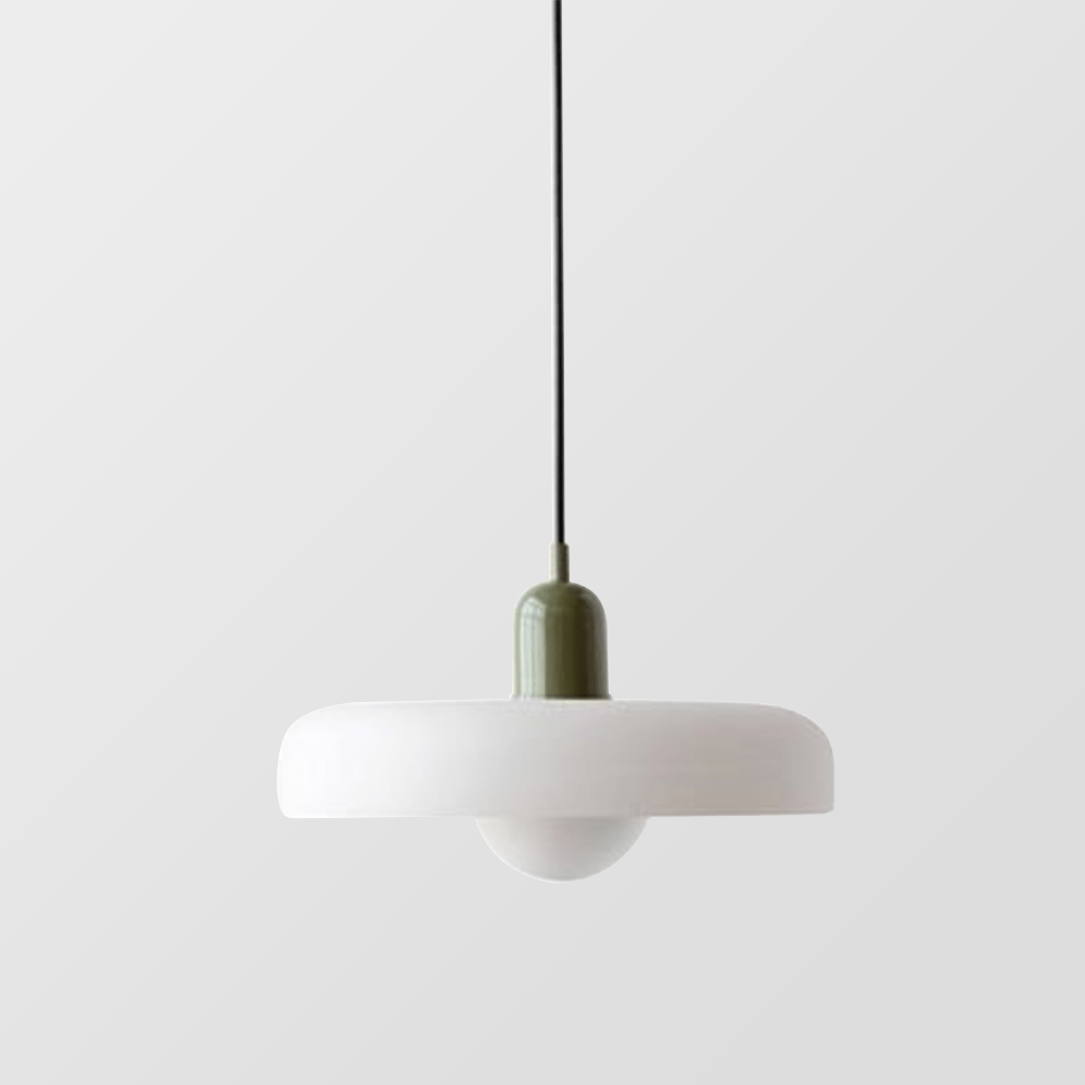 ColorLume | Geometrische Bauhaus Plafondlamp – Glazen Designlamp met Kleurrijke Accenten