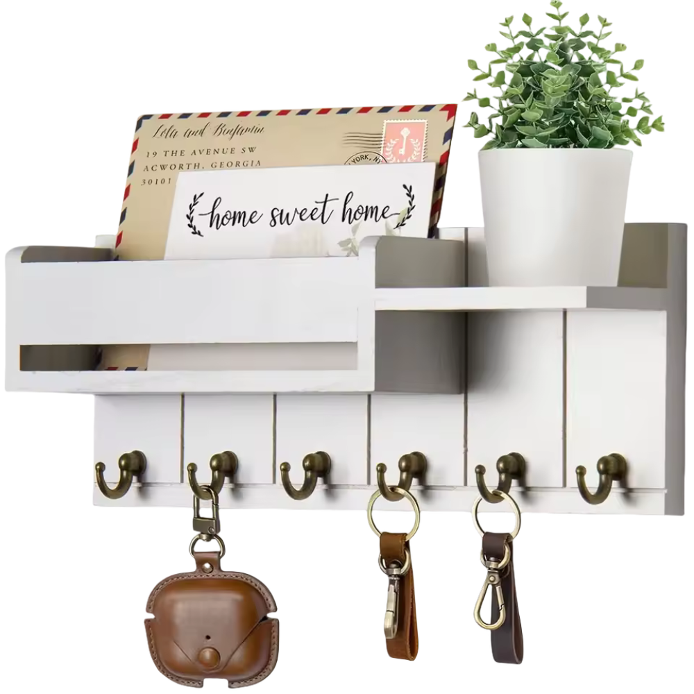 Decoratieve muurbeugel met plank