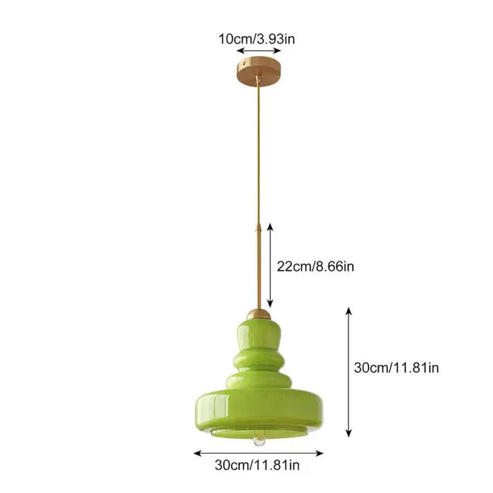 FormaLume | Elegant Gevormde Bauhaus Glazen Plafondlamp