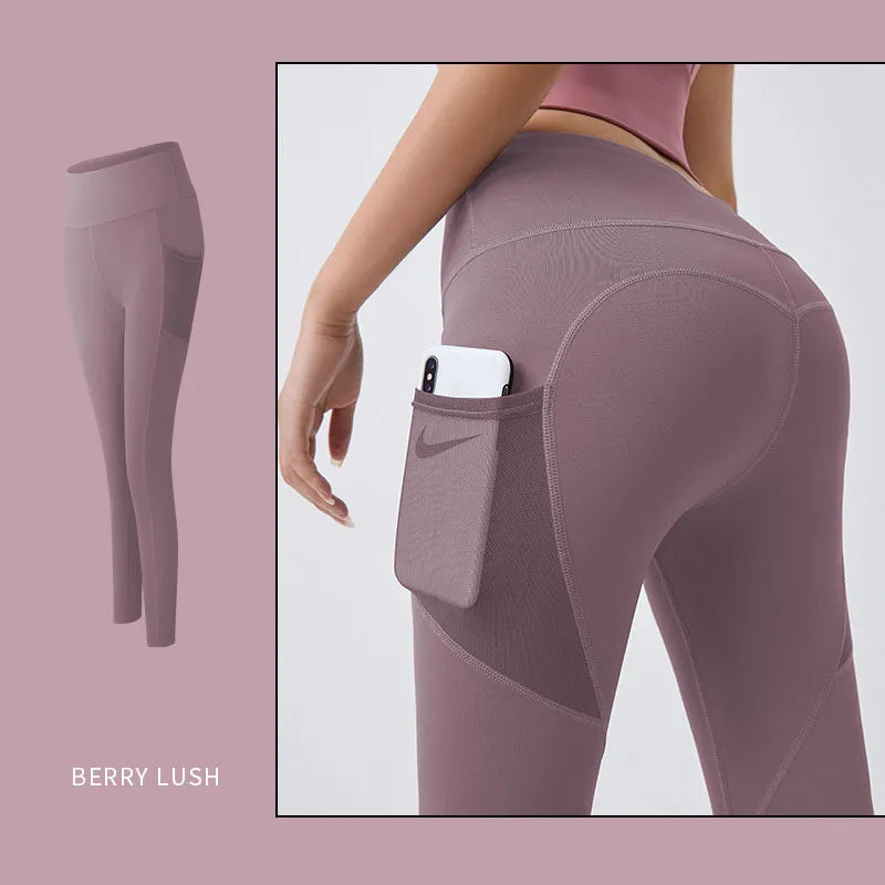 Elara | Women’s Active Leggings – Tummy Control, Pocket, Gym & Running