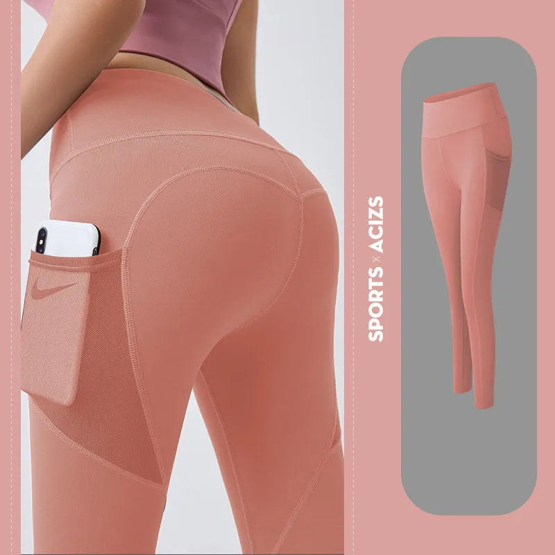 Elara | Women’s Active Leggings – Tummy Control, Pocket, Gym & Running