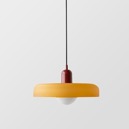 ColorLume | Geometrische Bauhaus Plafondlamp – Glazen Designlamp met Kleurrijke Accenten