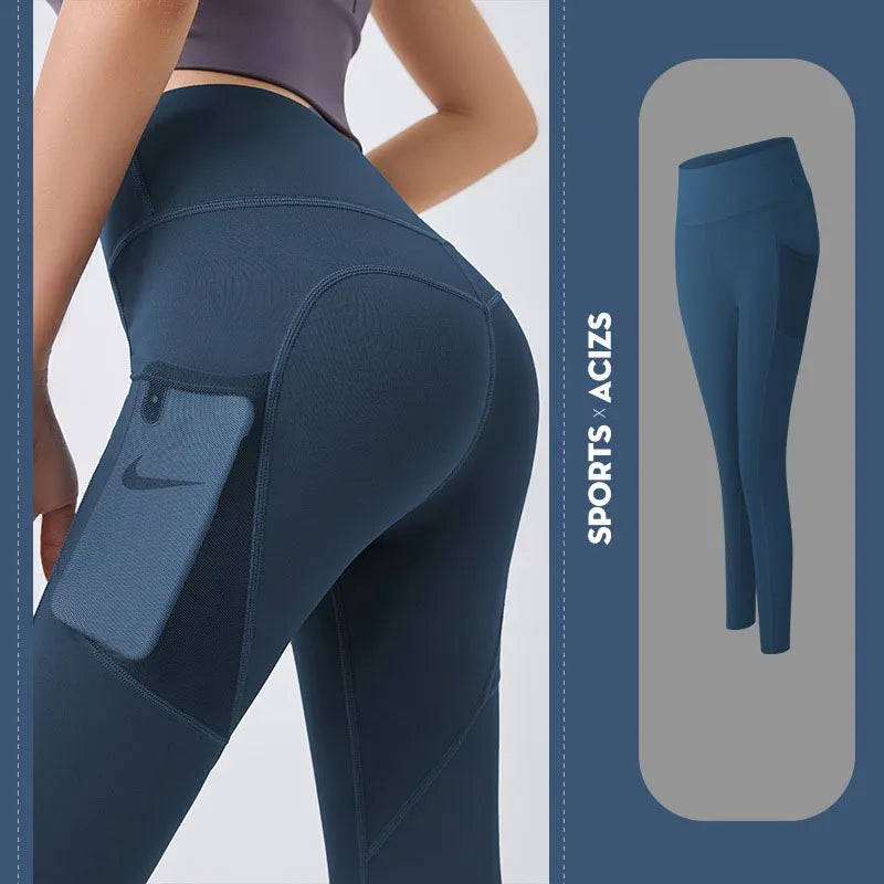 Elara | Women’s Active Leggings – Tummy Control, Pocket, Gym & Running
