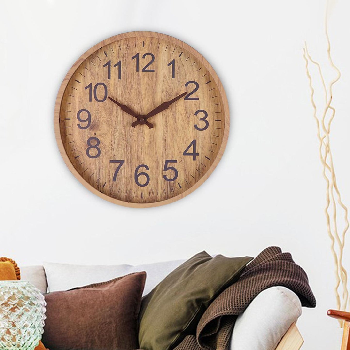 Handgemaakte Houten Klok – Duurzaam, Natuurlijk & Tijdloos Design