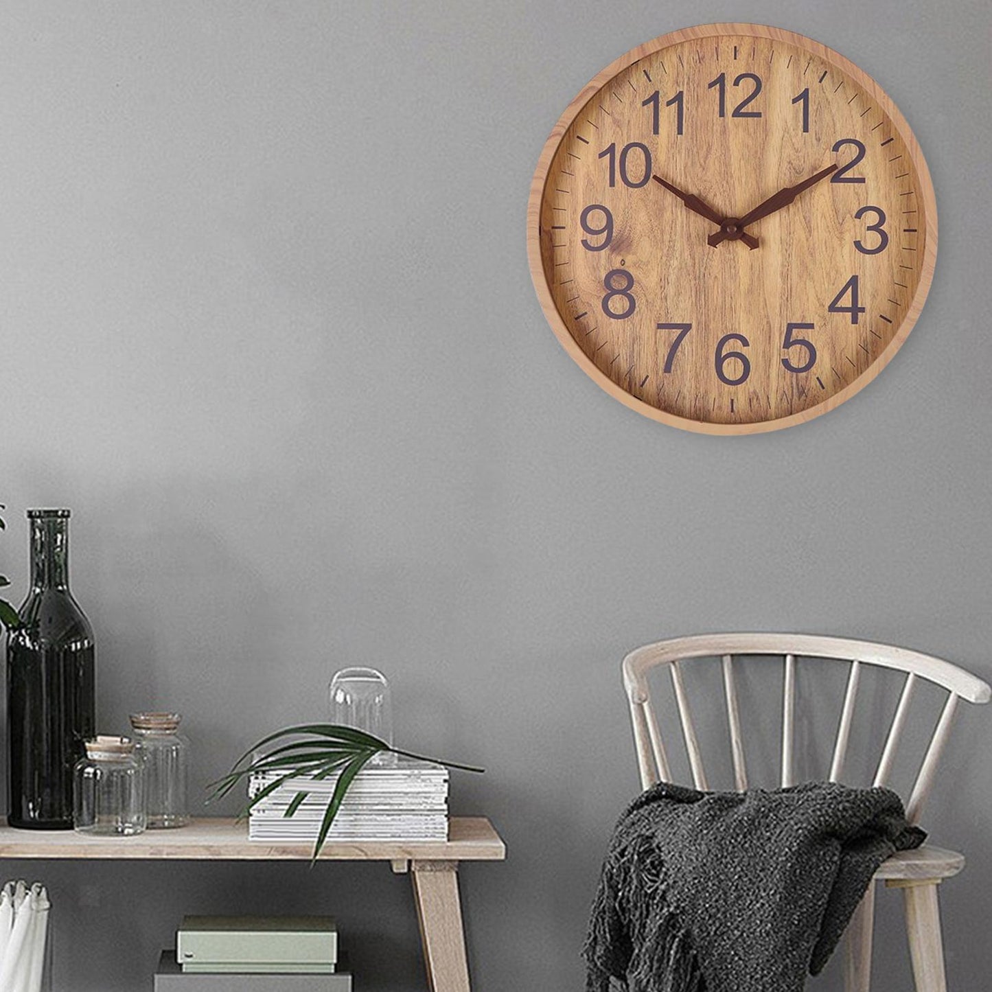 Handgemaakte Houten Klok – Duurzaam, Natuurlijk & Tijdloos Design