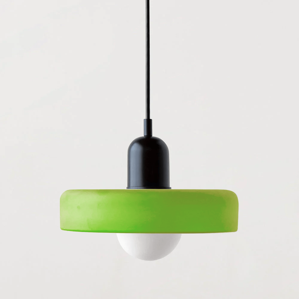 ColorLume | Geometrische Bauhaus Plafondlamp – Glazen Designlamp met Kleurrijke Accenten