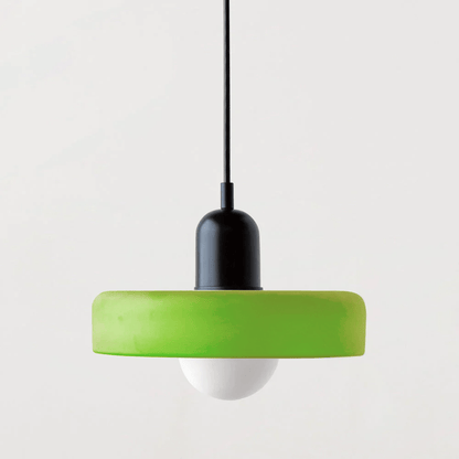 ColorLume | Geometrische Bauhaus Plafondlamp – Glazen Designlamp met Kleurrijke Accenten