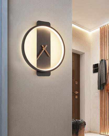 ZenTime | Strakke Wandklok met Rustgevend Licht