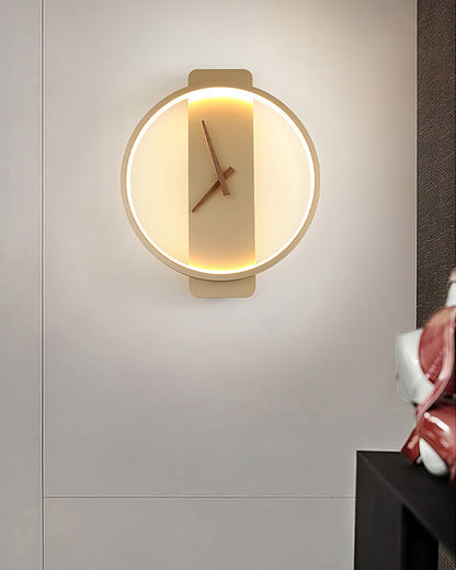 ZenTime | Strakke Wandklok met Rustgevend Licht