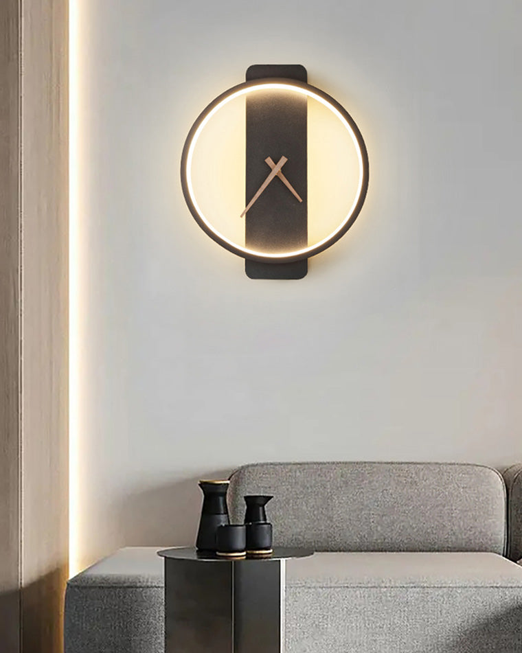 ZenTime | Strakke Wandklok met Rustgevend Licht