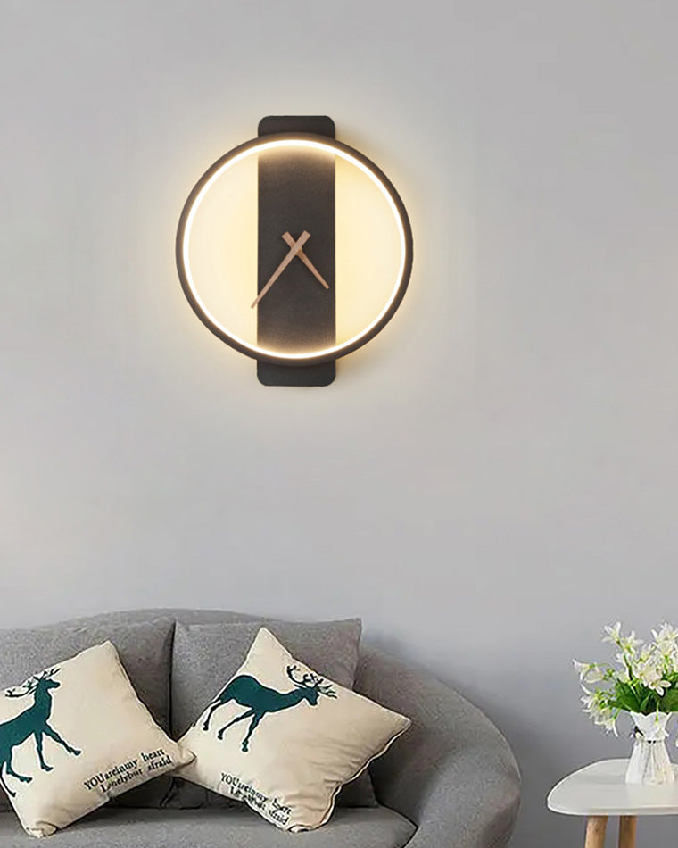 ZenTime | Strakke Wandklok met Rustgevend Licht