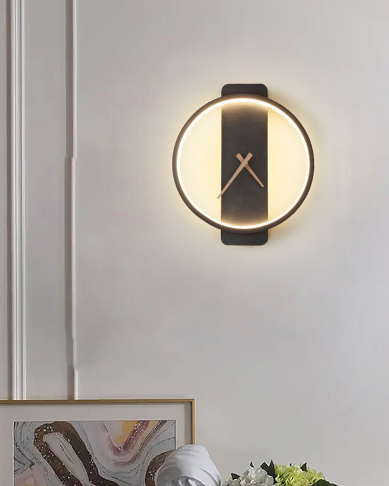 ZenTime | Strakke Wandklok met Rustgevend Licht