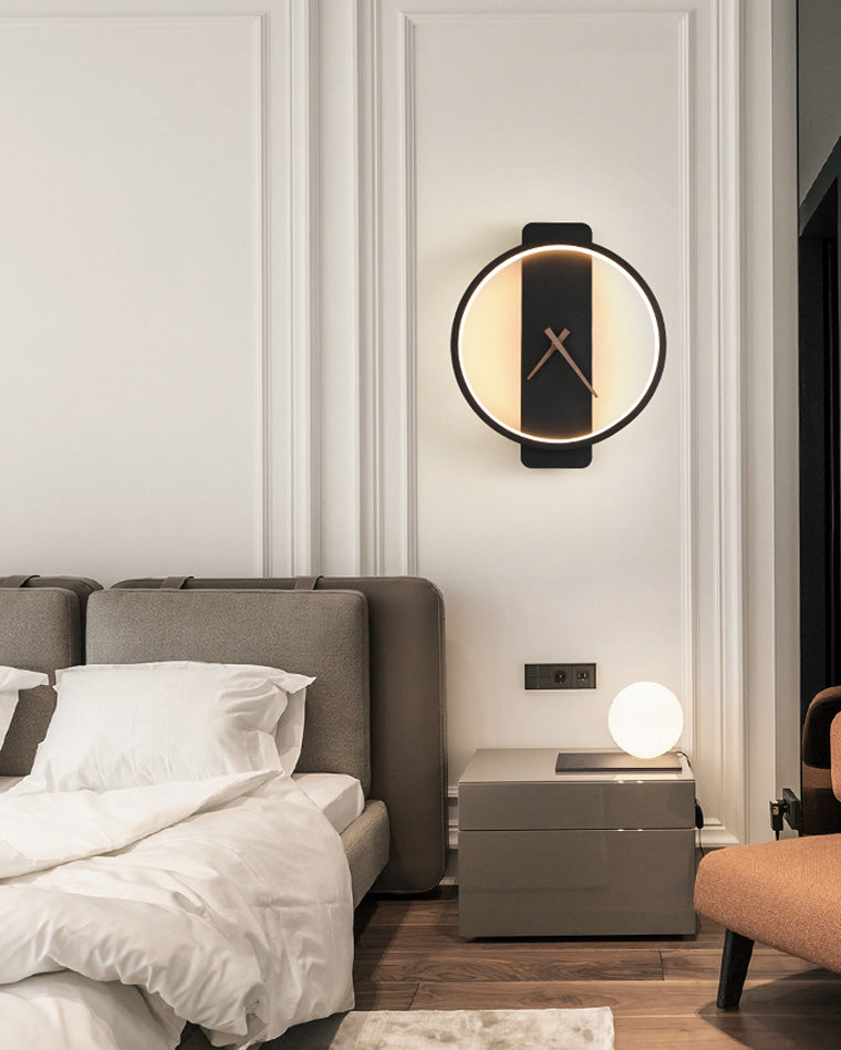 ZenTime | Strakke Wandklok met Rustgevend Licht