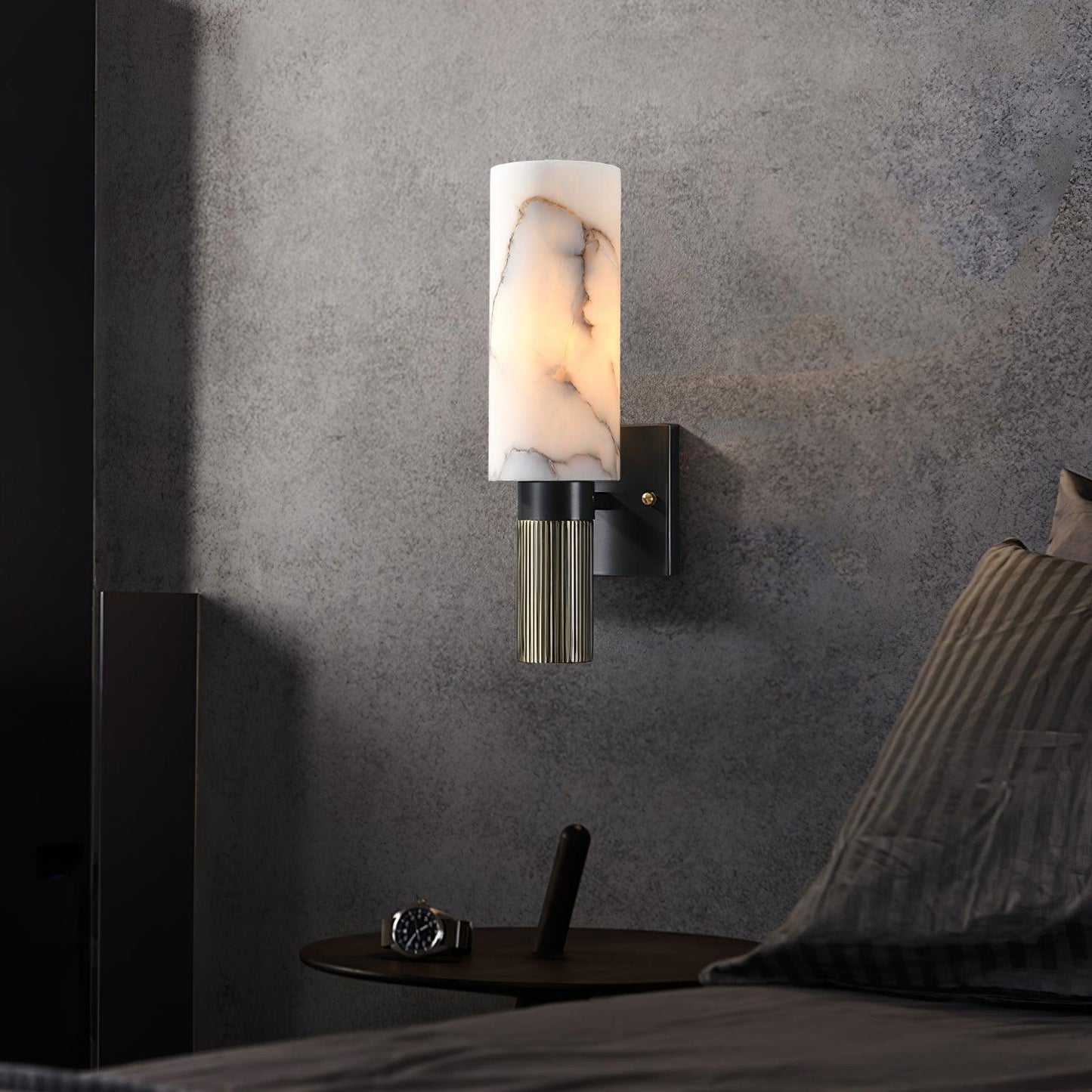 CAVEO Wandlamp van Koper – Minimalistisch Design & E27 Fitting