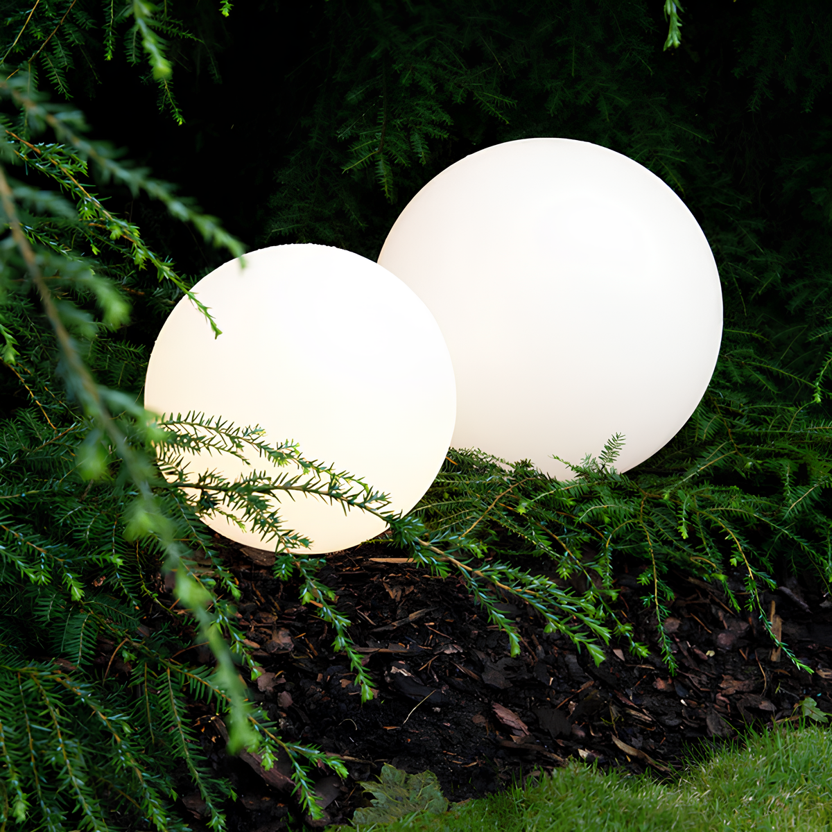 Bolvormige tuinlamp