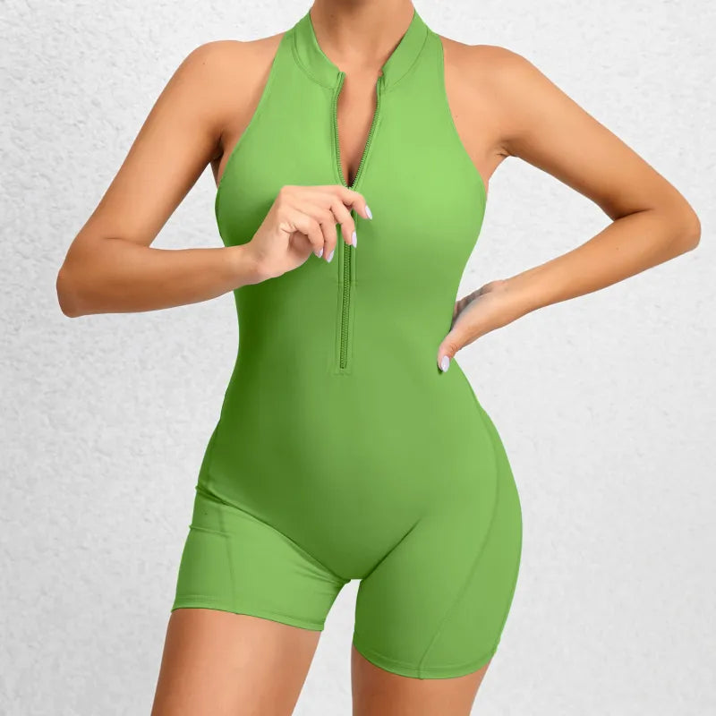 Liana | Women’s Sculpting Fitness Romper – Tummy Control, Butt Lift Design