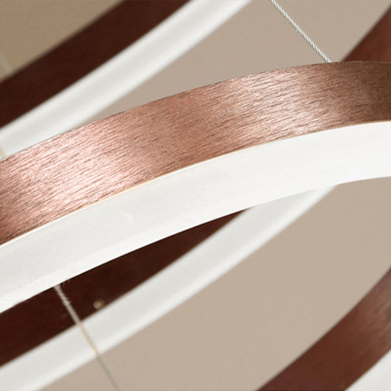 LunaGlow – Elegante Cirkelvormige Metalen Kroonluchter
