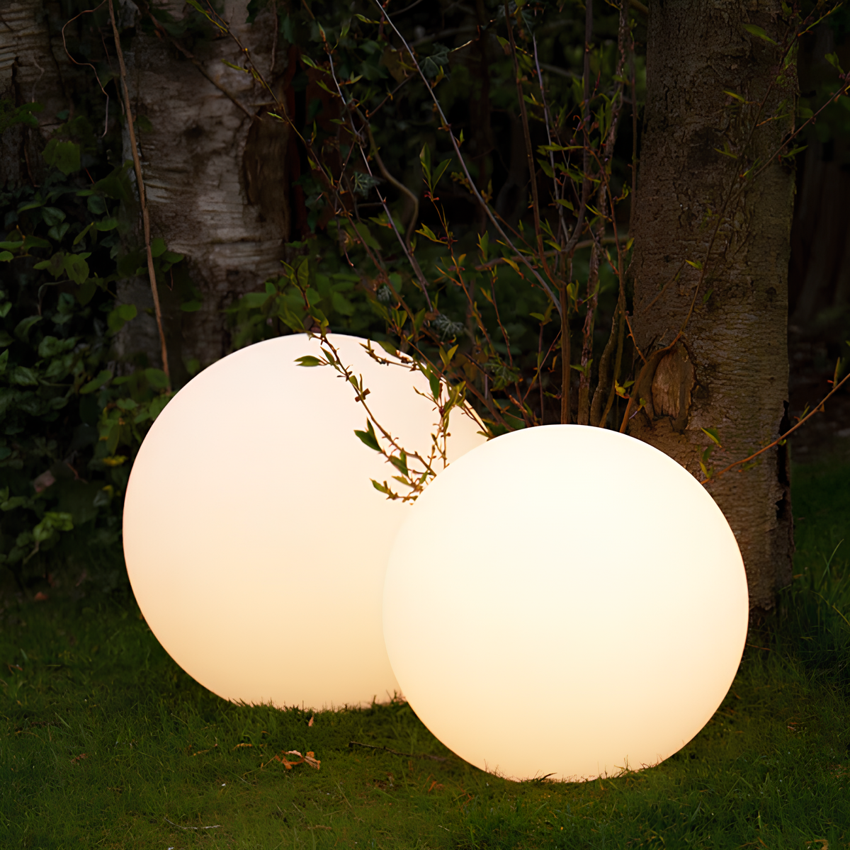 Bolvormige tuinlamp