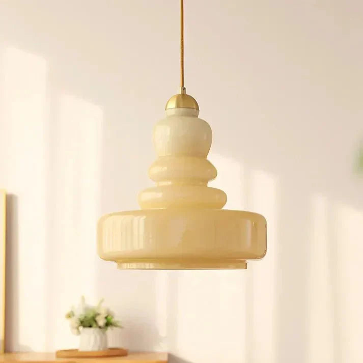 FormaLume | Elegant Gevormde Bauhaus Glazen Plafondlamp
