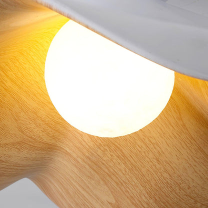 ElementBois - Hanglamp in Hars Lotus Plafondlamp