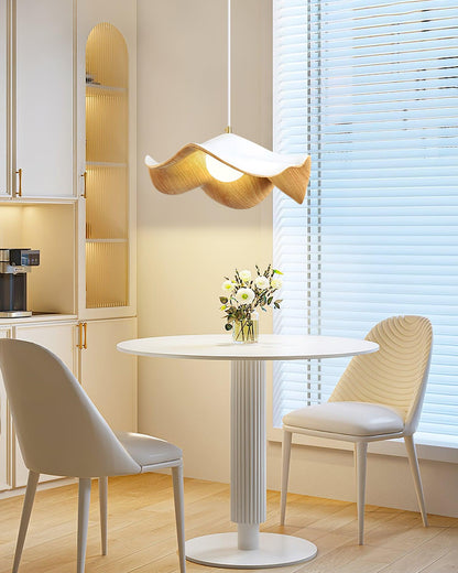 ElementBois - Hanglamp in Hars Lotus Plafondlamp