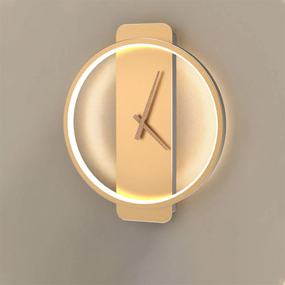ZenTime | Strakke Wandklok met Rustgevend Licht