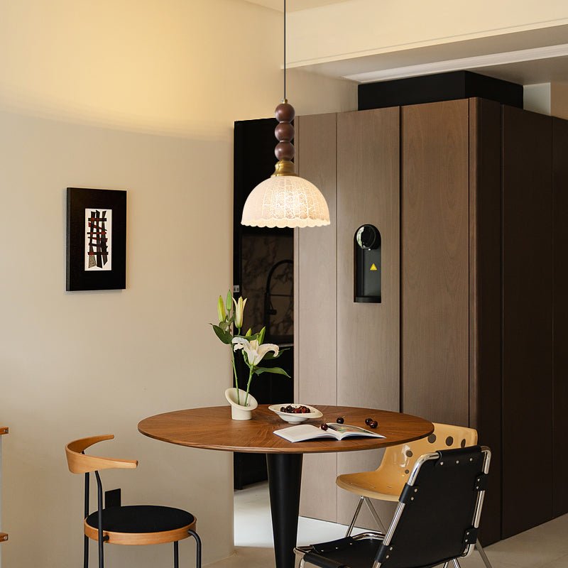 LUNARIAH Hanglamp – Handgemaakt Design in Glas, Hout & Keramiek – In 4 Modellen
