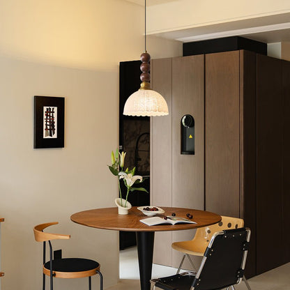 LUNARIAH Hanglamp – Handgemaakt Design in Glas, Hout & Keramiek – In 4 Modellen
