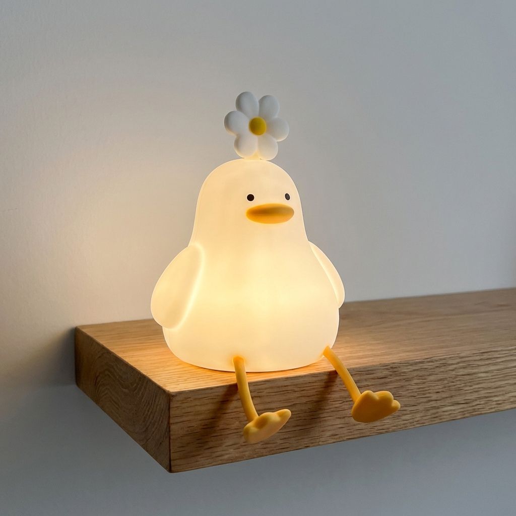 Flower Duck Touch Bedside Lamp