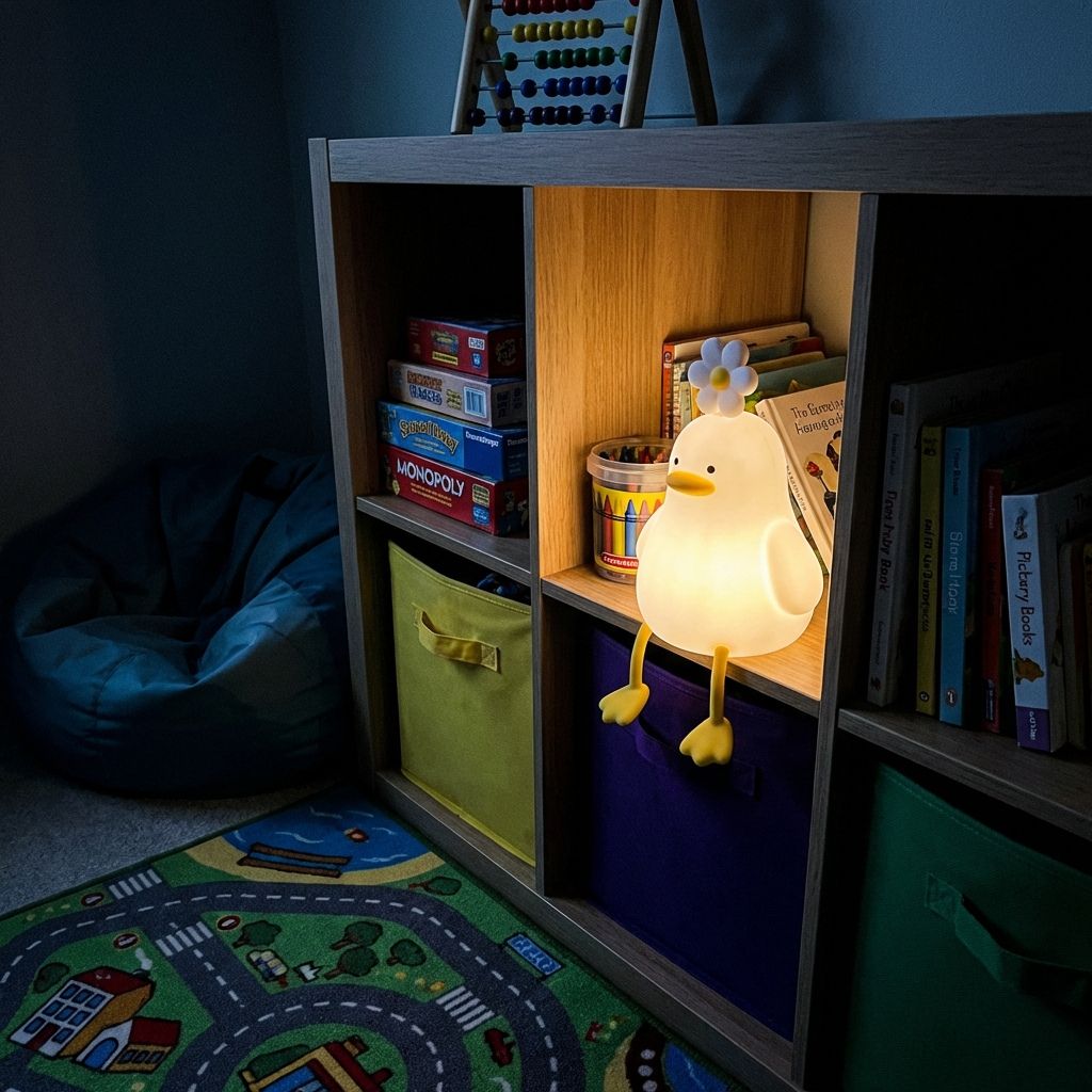 Flower Duck Touch Bedside Lamp