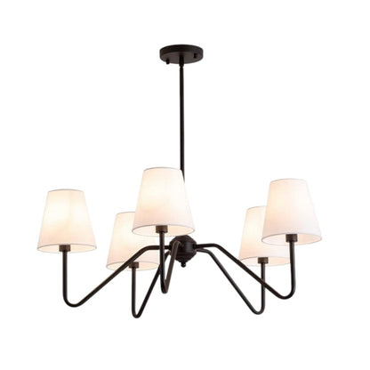 Lustre de Chambre en Soie | Elegante Zijde Kroonluchter – Luxe Design & Sfeervolle Verlichting