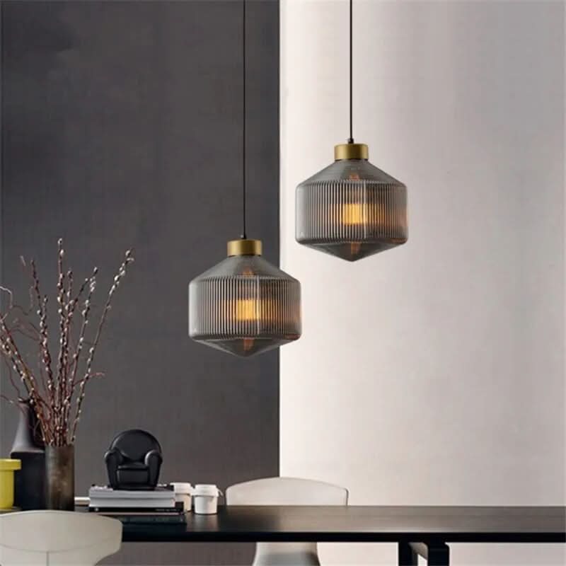 Racowamp | Nordic Design Glazen Hanglamp – Moderne Scandinavische Verlichting met LED