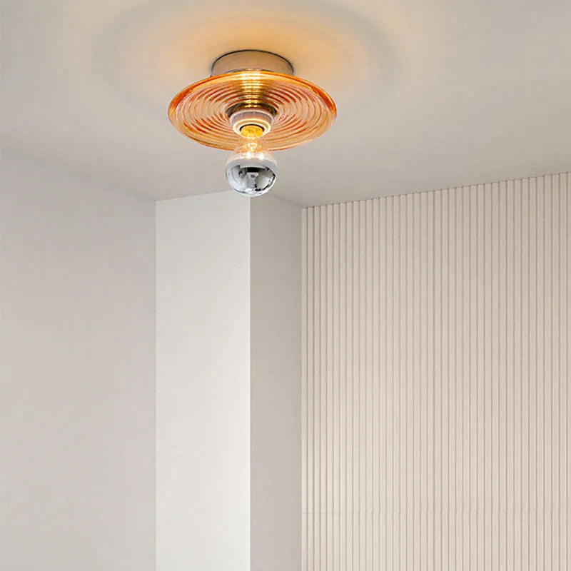 Vitra - Vintage glazen wandlamp