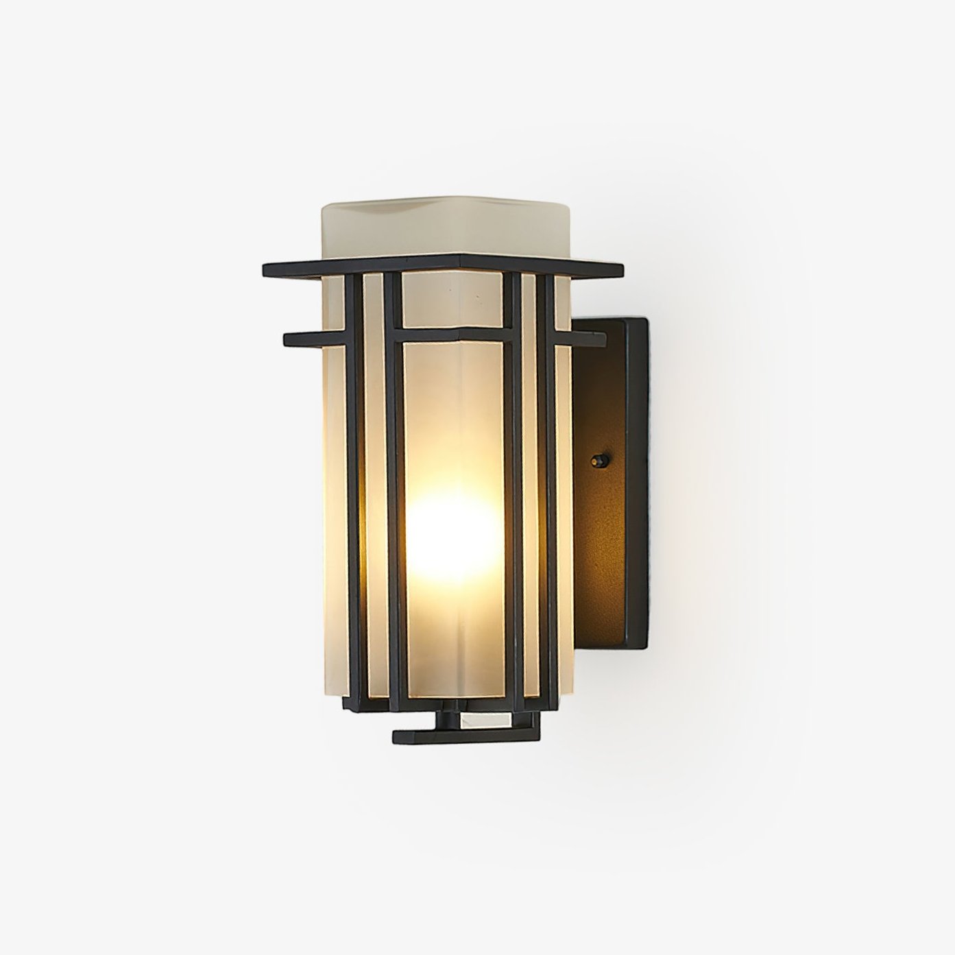 ARVINA Wandlamp Buiten – Retro IJzeren Design met Glas – IP65 – E27 Fitting