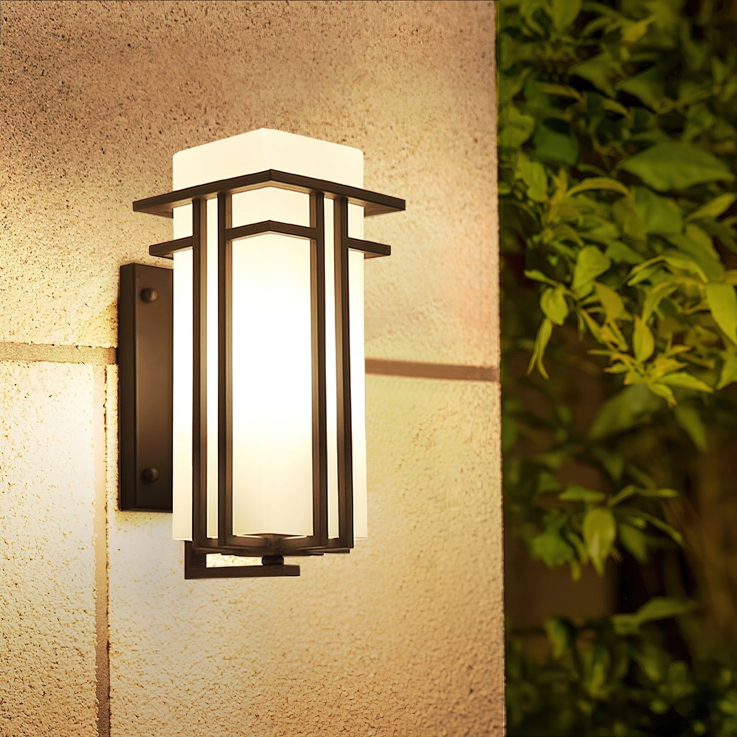 ARVINA Wandlamp Buiten – Retro IJzeren Design met Glas – IP65 – E27 Fitting