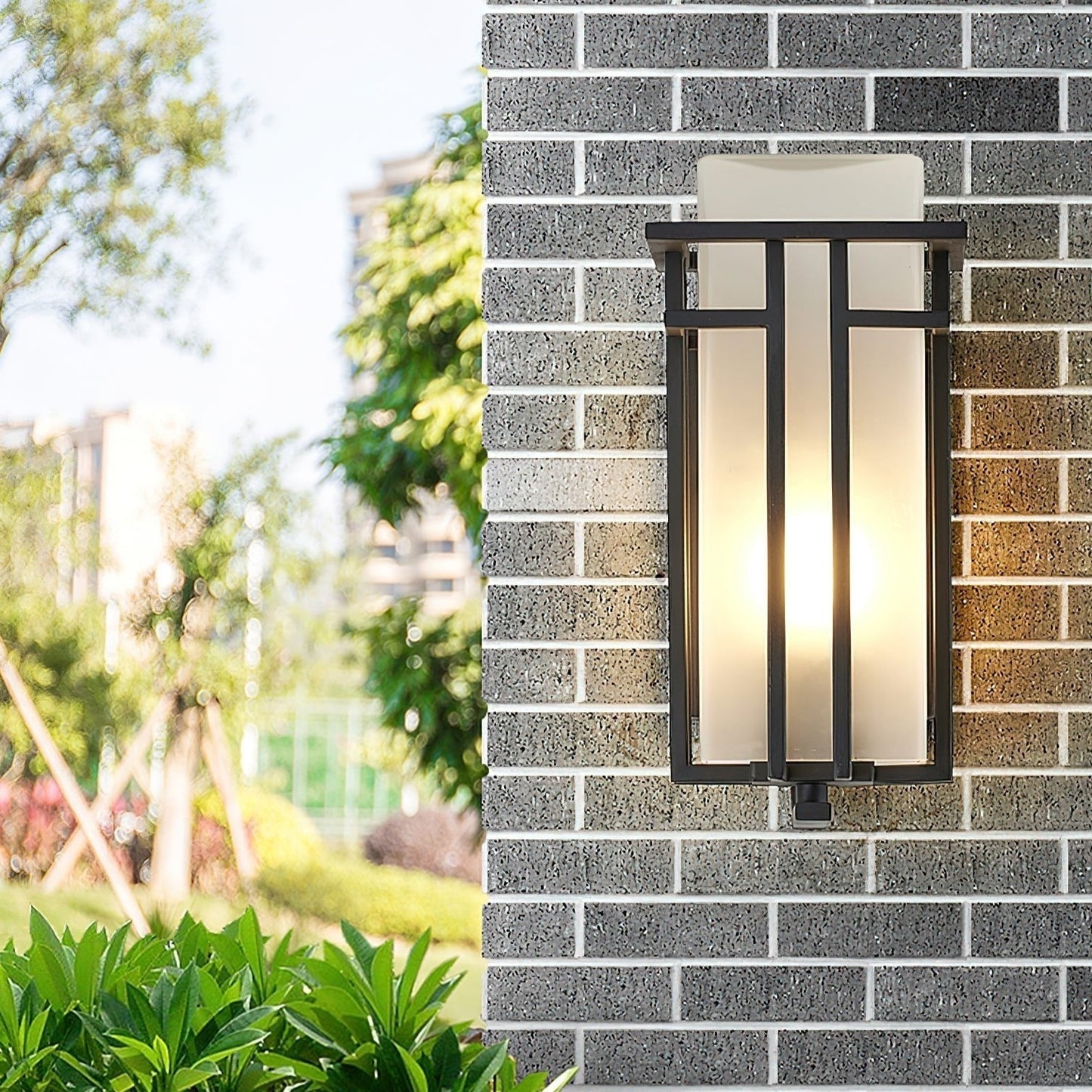 ARVINA Wandlamp Buiten – Retro IJzeren Design met Glas – IP65 – E27 Fitting