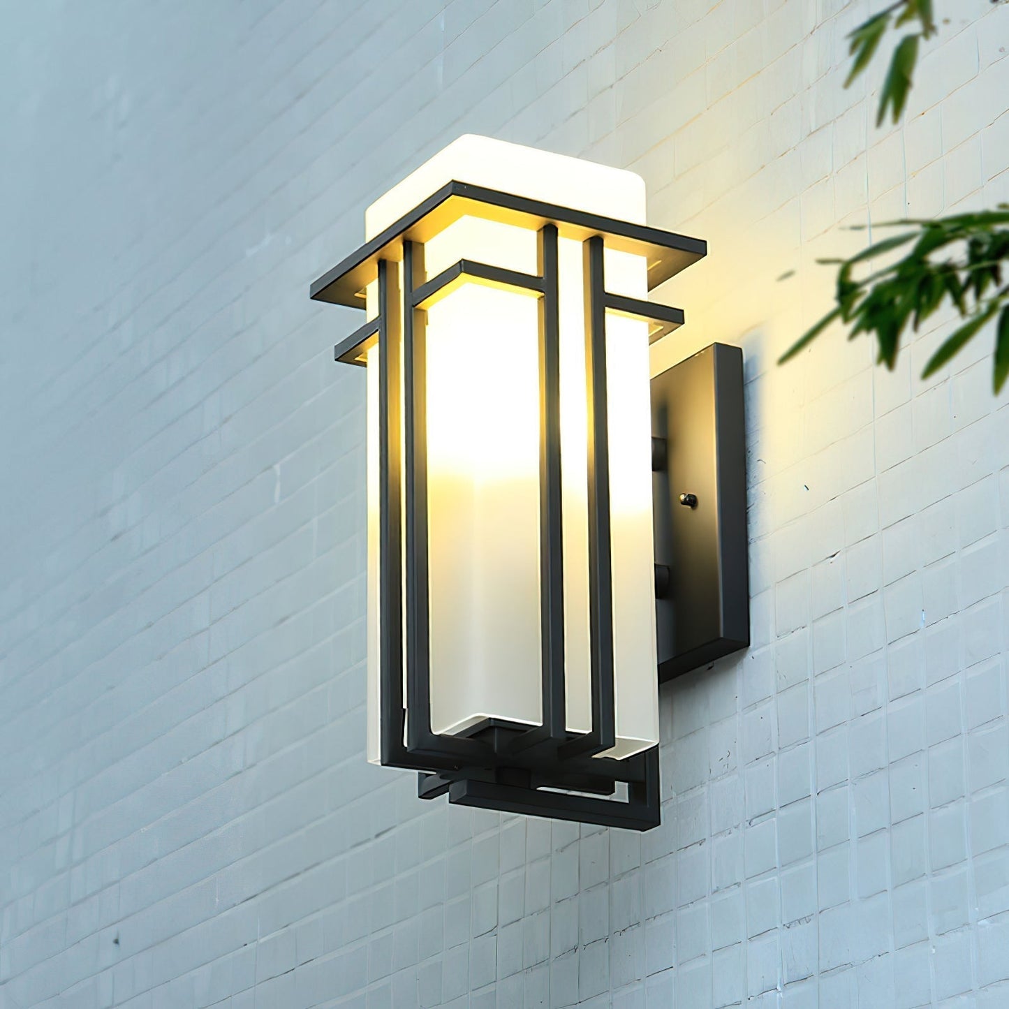 ARVINA Wandlamp Buiten – Retro IJzeren Design met Glas – IP65 – E27 Fitting